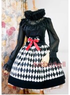 Surface Spell Gothic Virtual Clown High Waist Corset Skirt(Full Payment Without Shipping)